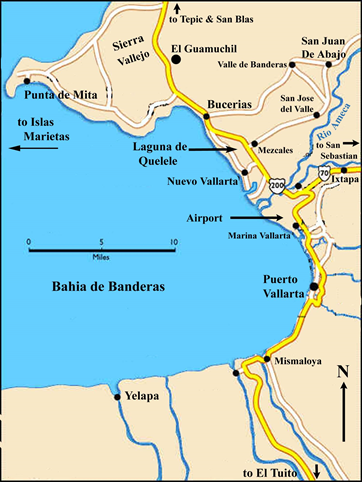 Bucerias Map